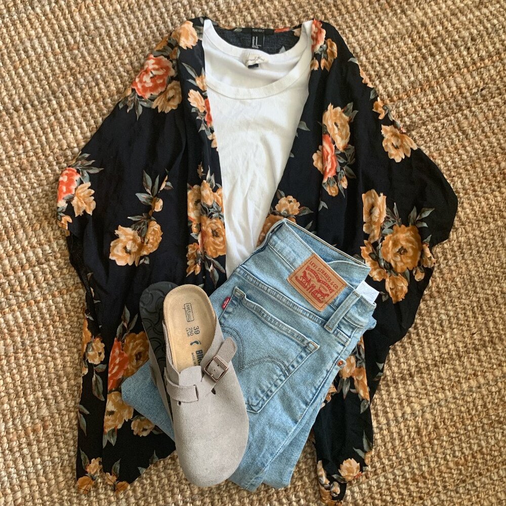 Floral Kimono